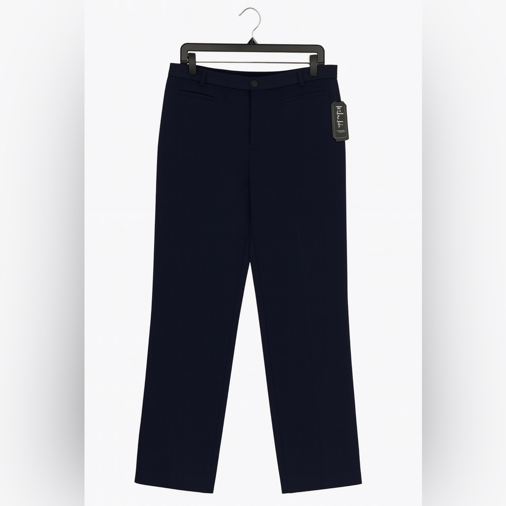 Rafaella 2-Way Stretch Women’s Navy Blue Dress Pants Size 12 Classic Fit – NWT
